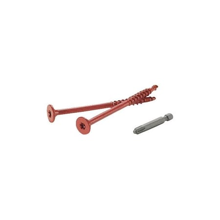 Fastenmaster Fastenmaster 5915210 Flatlok No. 14 x 6 in. No.40 Torx ttap Flat Head Epoxy Carbon Steel Wood Screws - 50 Piece 5915210